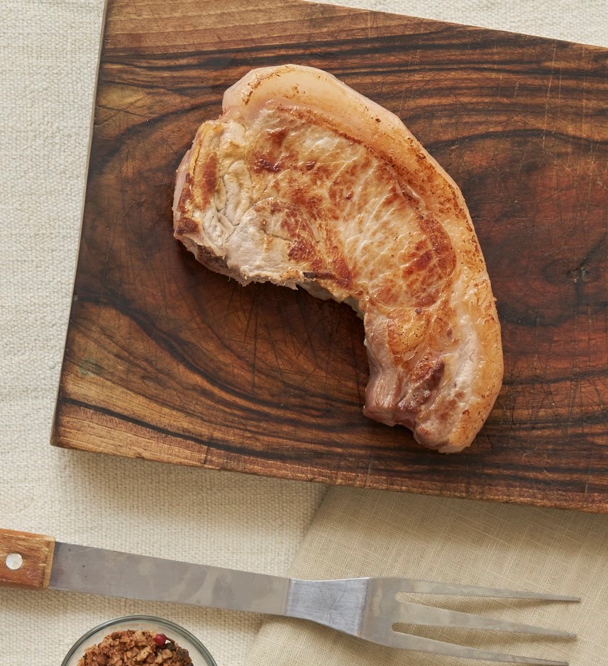 Côte filet porc noir de Bigorre AOP Herbae