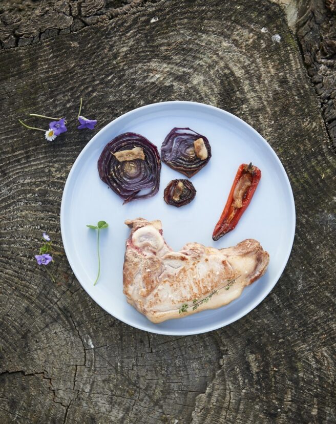 Côte filet porc noir de Bigorre AOP Herbae