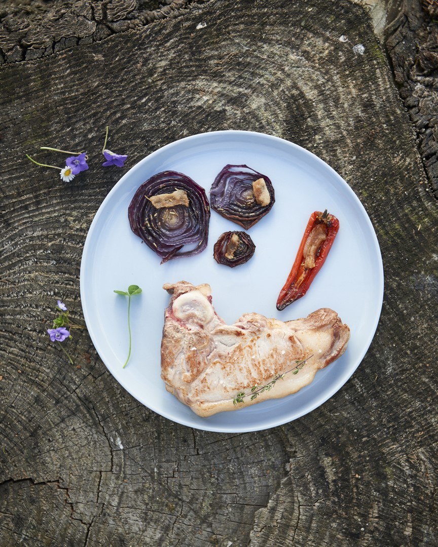 Côte filet porc noir de Bigorre AOP Herbae