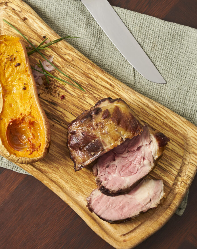 Rôti de porc noir de Bigore AOP Recette spécial Noël Herbae